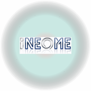 Logo de l'entreprise cambrésienne en lettres bleu marine et grise sur fond blanc, ombré de façon reflet d'eau